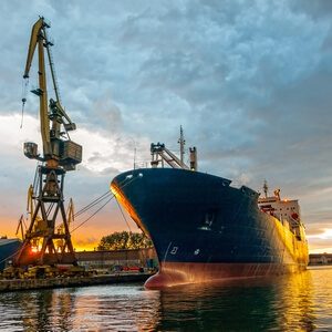 ship-in-port-sunset-crane