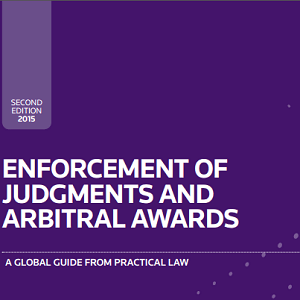 Fichte contributes to “Enforcement of Judgments and Arbitral Awards” book